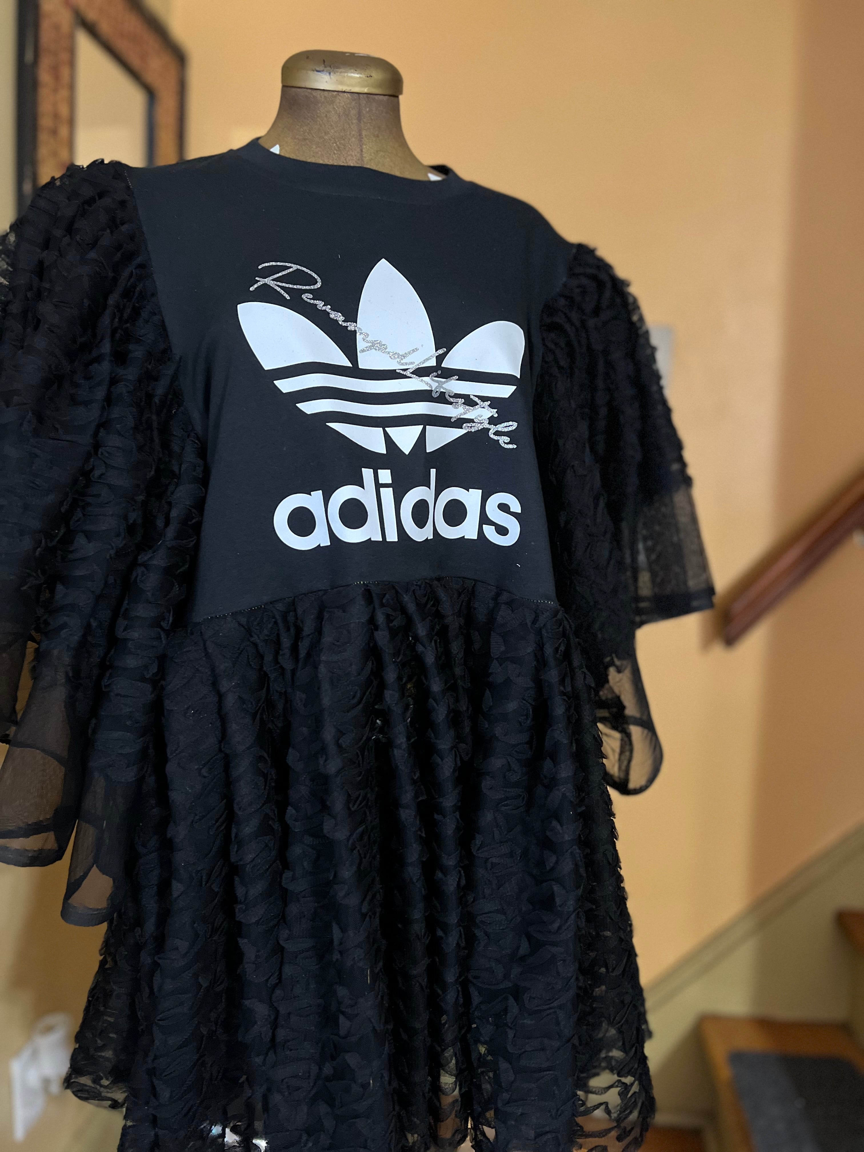 Revampd Adida peplum Top/Dress