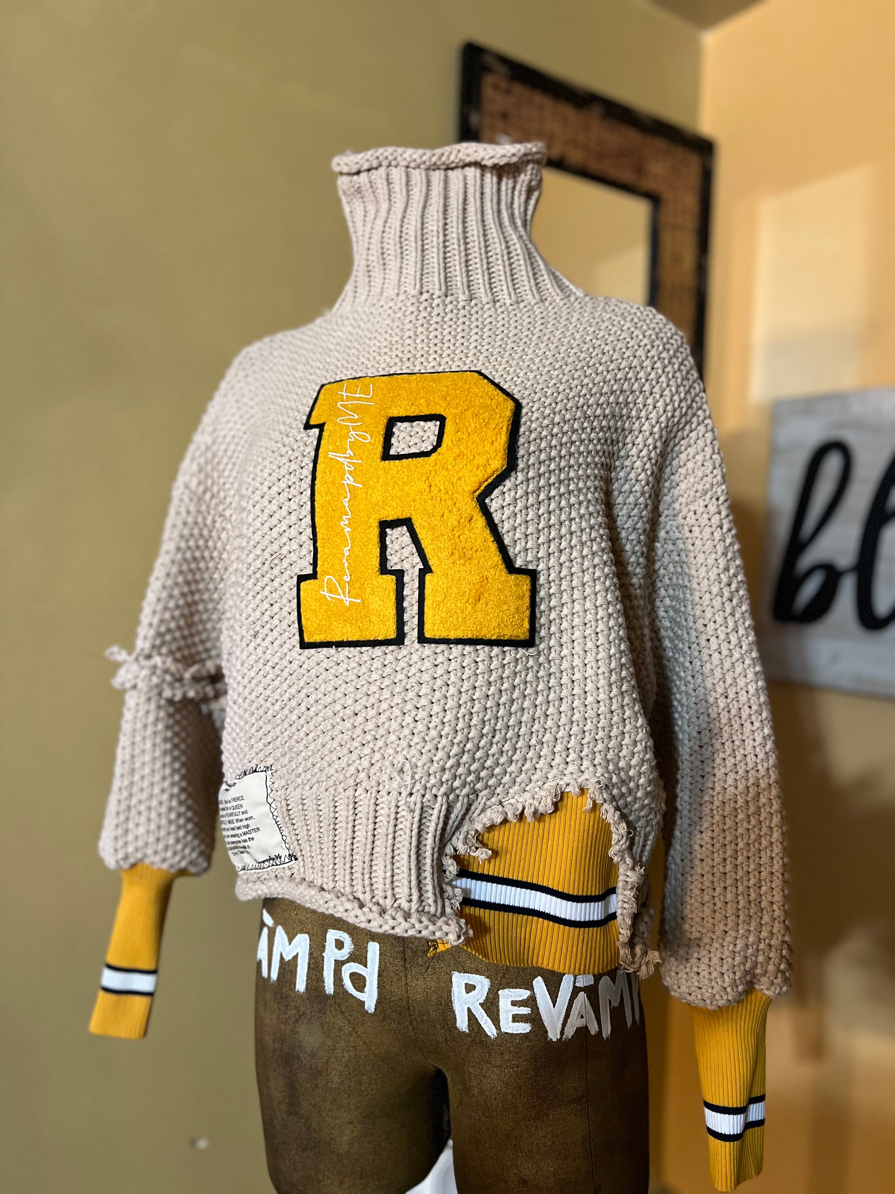 Revampd Crop Varsity Hoodies