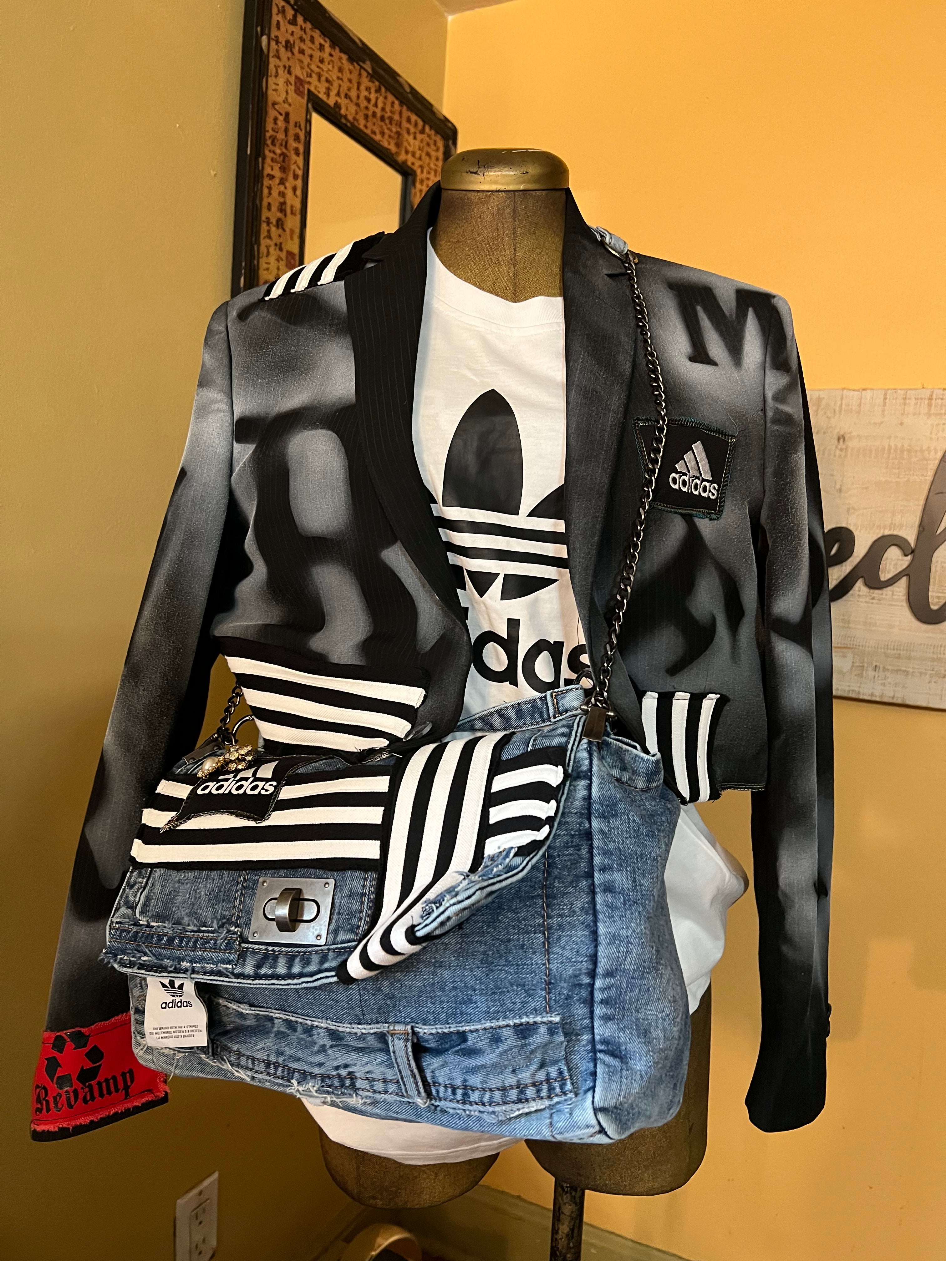 Crop Revampd Adida Set/Purse