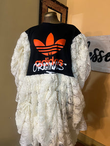 Revampd Adida peplum Top/Dress